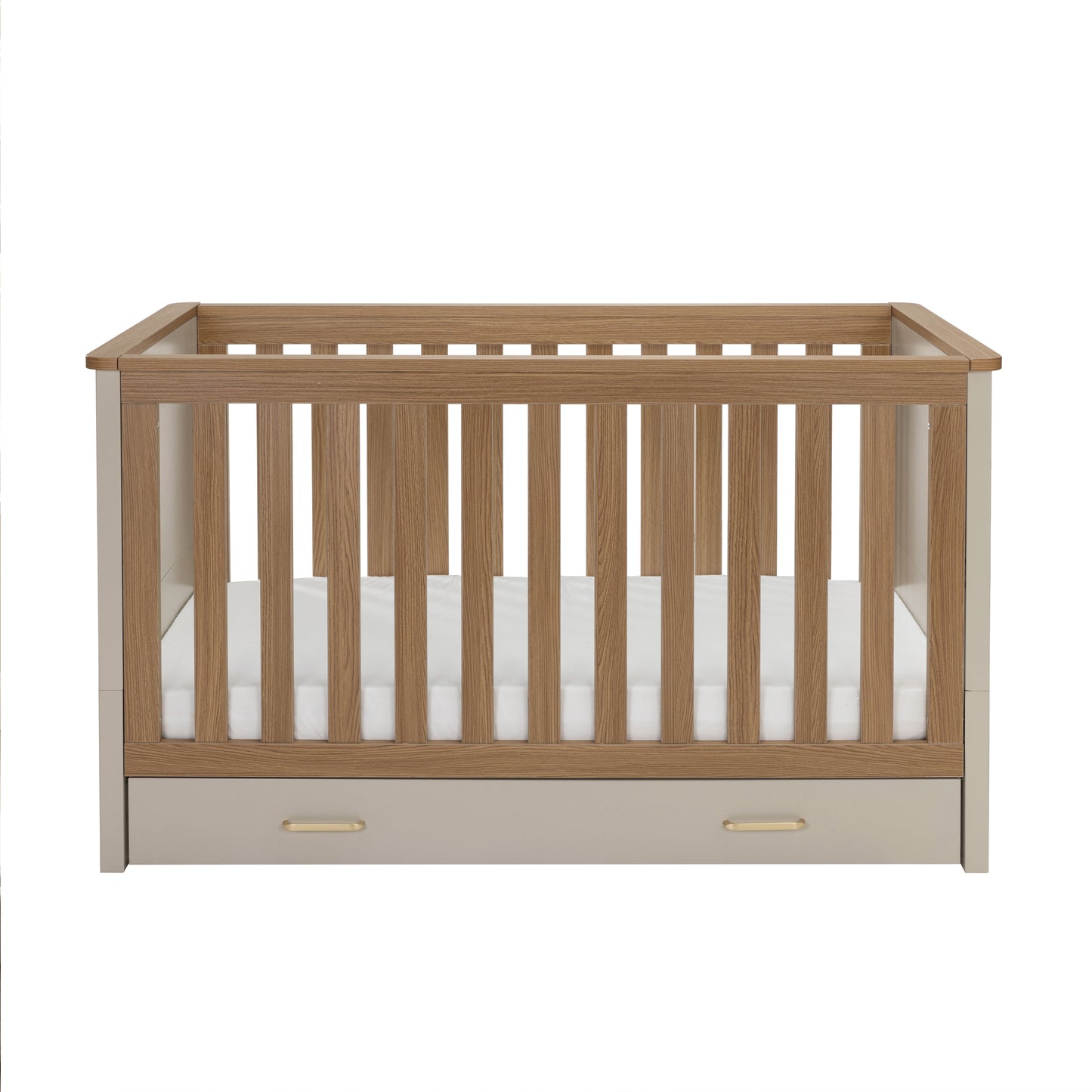 BABYMORE - Mira Cot Bed – Cashmere Warm Oak