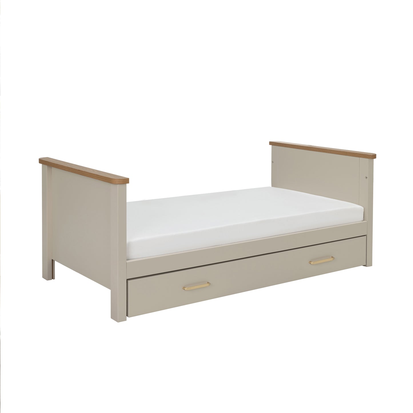 BABYMORE - Mira Cot Bed – Cashmere Warm Oak