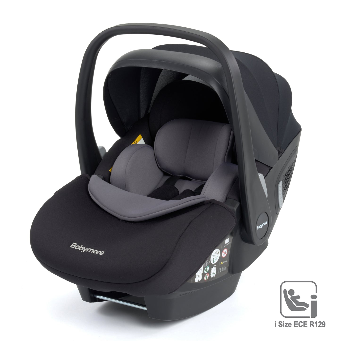 BABYMORE - Pecan i-Size Baby Car Seat with Isofix Base