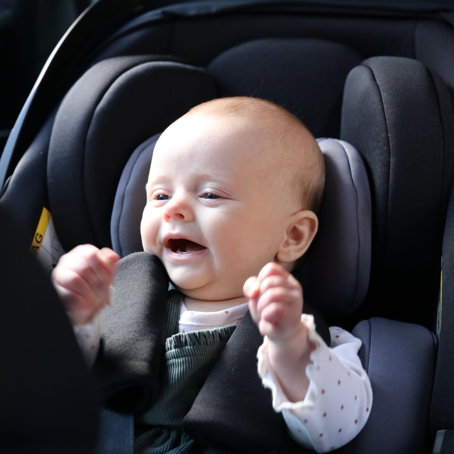 BABYMORE - Pecan i-Size Baby Car Seat with Isofix Base