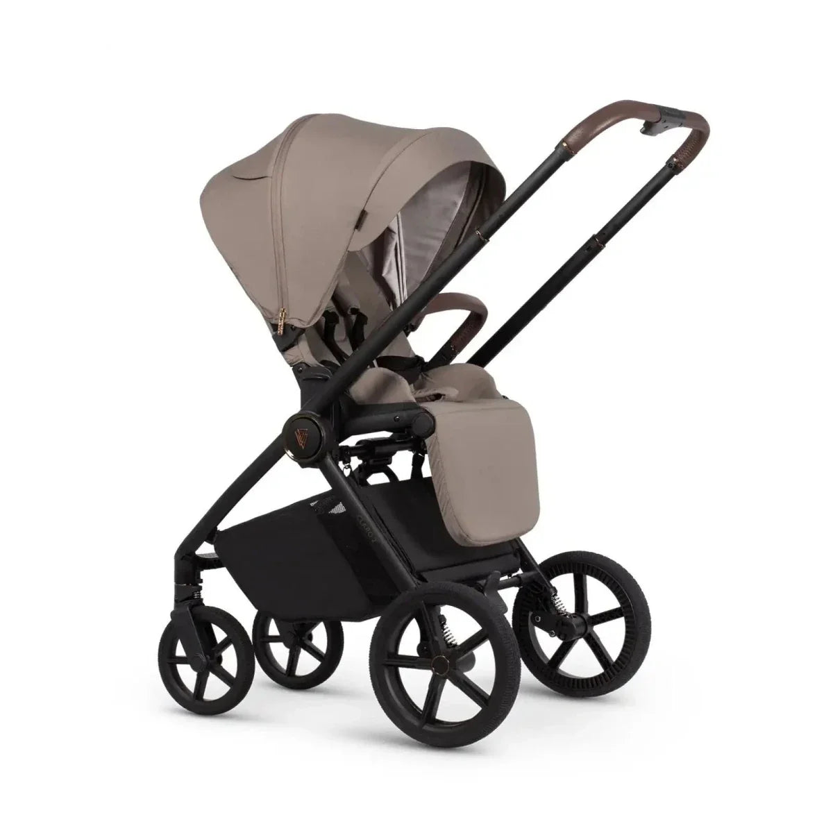 Venicci Claro 2 3-in-1 9 piece Comfort Bundle - Black/Almond