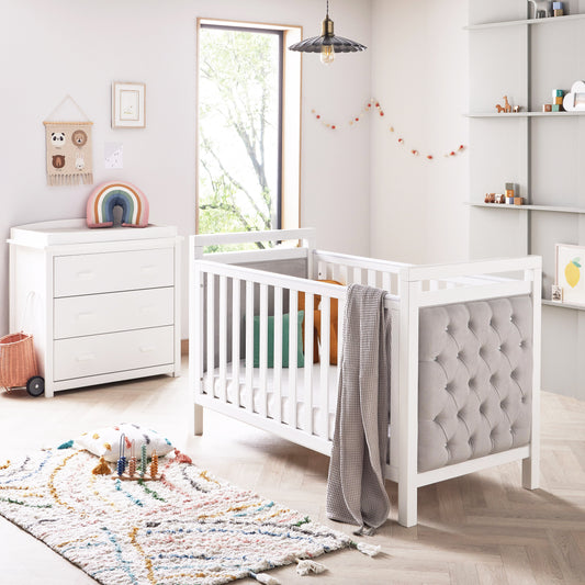 BABYMORE -  Velvet Deluxe 2 Piece Nursery Furniture Set