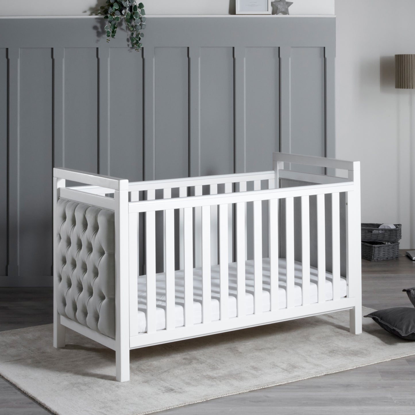 BABYMORE - Velvet Deluxe 3 Piece Nursery Furniture Set